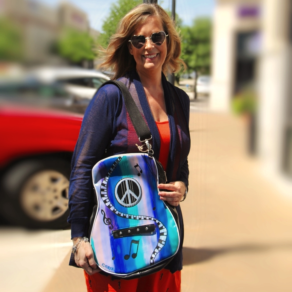 Guitar Shaped Purse